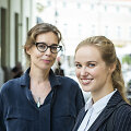 Žibuoklė Martinaitytė ir Giedė &Scaron;lekytė