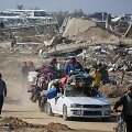 Palestiniečiai grįžta į namus nuniokotoje &scaron;iaurinėje Gazoje