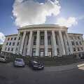 Apleisti Vilniaus Profsąjungų rūmai.