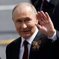 Vladimiras Putinas Pergalės dienos parade