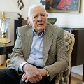 Valdas Adamkus savo namuose