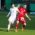 Baltijos futbolo taurės rungtynės: Lietuva - Latvija. 