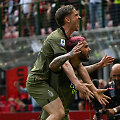 &bdquo;Milan&ldquo; &scaron;įkart rungtyniavo chaki spalvos apranga.