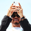 Lewisas Hamiltonas  prie&scaron; startą Kinijos GP