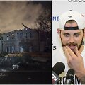 Tyleris Seguinas nenukentėjo, bet jo namas buvo smarkiai apgriautas viesulo Dalase.