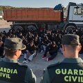 Ispanai ties Gibraltaro sąsiauriu jūroje i&scaron;gelbėjo 54 migrantus.