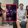 Gytis Volkavičius su žmona Michelle