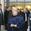Prezidentė Dalia Grybauskaitė i&scaron; anksto balsuoja savivaldybių tarybų rinkimuose 