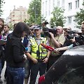 Prevencinio pobūdžio akcija Gedimino prospekte.