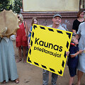 Kauniečiai protestavo prie&scaron; medžių pjovimą mieste