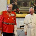 Matthew Festingas ir popiežius Pranci&scaron;kus