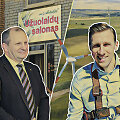 Kęstas Komskis (kairėje) ir jo giminė tiesiogine ir perkeltine prasme klojo kelią Aivaro Stumbro sėkmei