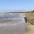 Vėjuota popietė Palangos paplūdimyje