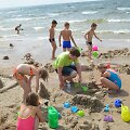 Jūros nė karto nematę vaikai kviečiami atvykti į Palangą.