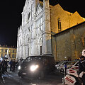 Italijos pareigūnai prie bažnyčios Florencijoje, kurioje nuo lubų nukritęs akmuo pražudė turistą