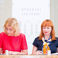Liana Ruokytė-Jonsson ir Jurgita Petrauskienė