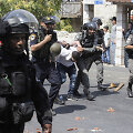 Jeruzalėje policija sulaiko palestinietį 