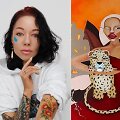 Modesta Butautytė-Monisha ir jos siųstas paveikslas