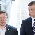 Ramūnas Karbauskis ir Gabrielius Landsbergis