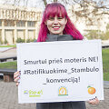 Vilniaus Moterų namai rengia akciją i&scaron;reik&scaron;ti paramą smurto prie&scaron; moteris įveikimui