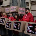Protestas prie Alžyro ambasados už žurnalisto Ihsane El Kadi i&scaron;laisvinimą