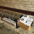 Kauno policijos sulaikytos nelegalios cigaretės ir degtinė