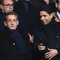 Nicolas Sarkozy ir dabartinis PSG prezidentas Nasseras Al-Khelaifi
