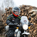 Karolis Mieliauskas motociklu apvažiavo Lietuvą
