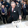 "Hitachi" viceprezidentas Masaharu Hanyu rodo, kaip atrodys Visagino atominė elektrinė