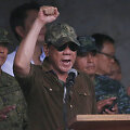 Rodrigo Duterte skelbia, kad po užsitęsusios apsiausties nuo teroristų i&scaron;vaduotas Maravio miestas