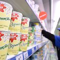 Lietuvi&scaron;ki pieno produktai Rusijos parduotuvėje