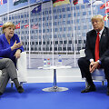 Angela Merkel ir Donaldas Trumpas