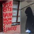 Temos iliustracija: suniokota parduotuvė, užfiksuotas įtariamasis