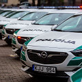 Policija pristatė naujus automobilius