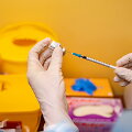 Vilniaus miesto klinikinės ligoninės medikų vakcinacija nuo COVID-19