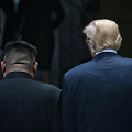 Kim Jong Unas ir Donaldas Trumpas