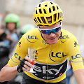 Chrisas Froome'as triumfavo &bdquo;Tour de France&ldquo; dviračių lenktynėse.