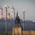 Degėsiais dvokiantis rūkas Vilniuje.