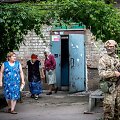Ukrainos fronte esančio miestelio kasdienybė