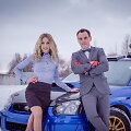 Renaldas &Scaron;einauskas ir Rūta Krik&scaron;čiūnaite prie naujojo &bdquo;Subaru Impreza WRX&ldquo;