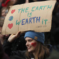 Belgijoje tūkstančiai paauglių dalyvavo ketvirtoje demonstracijoje prie&scaron; klimato kaitą