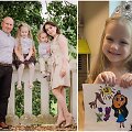 Deimantės Alysienės &scaron;eima ir mažoji Barbora