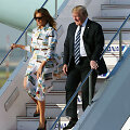 Donaldas ir Melania Trumpai Tokijuje
