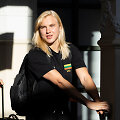 Rūtos Meilutytės pasitikimas Vilniaus oro uoste