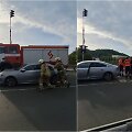 Ant Mindaugo tilto užmigo vairuotojas