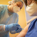 Vilniaus miesto klinikinės ligoninės medikų vakcinacija nuo COVID-19