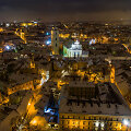 Gimtadienį &scaron;venčiančio Vilniaus vaizdai