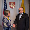Juozas Olekas ir JAV valstybės sekretoriaus pavaduotoja Rose Gottemoeller