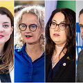 Monika Navickienė, Au&scaron;rinė Armonaitė, Evelina Dobrowolska ir Gabrielius Landsbergis