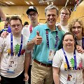 Lietuvos plaukikai ir olimpiados valdybos pirmininkas Dr. Timothy Shriveris